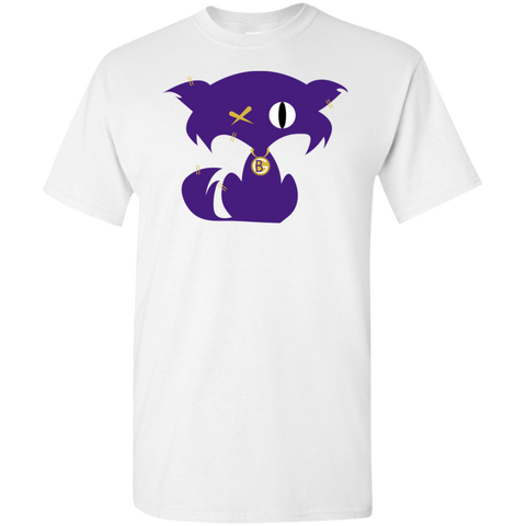 Youth Purple and Gold Fly Kat T-Shirts in Multi-color with Medallion on Back