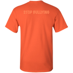 Youth Royal Blue and Orange Fly Kat Stop Bullying Short Sleeve T-Shirts