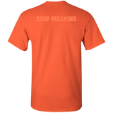 Youth Royal Blue and Orange Fly Kat Stop Bullying Short Sleeve T-Shirts
