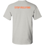 Youth Royal Blue and Orange Fly Kat Stop Bullying Short Sleeve T-Shirts