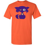 Youth Purple and Gold Fly Kat T-Shirts in Multi-color with Medallion on Back