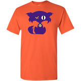 Youth Purple and Gold Fly Kat T-Shirts in Multi-color with Medallion on Back