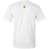 Youth Purple and Gold Fly Kat T-Shirts in Multi-color with Medallion on Back