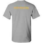 Youth Purple & Gold Fly Kat Stop Bullying T-Shirts in Multi-color