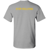 Youth Purple & Gold Fly Kat Stop Bullying T-Shirts in Multi-color