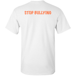 Youth Royal Blue and Orange Fly Kat Stop Bullying Short Sleeve T-Shirts