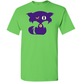 Youth Purple and Gold Fly Kat T-Shirts in Multi-color with Medallion on Back