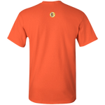 Youth Purple and Gold Fly Kat T-Shirts in Multi-color with Medallion on Back