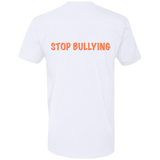 Royal Blue Kat Stop Bullying White T-Shirt