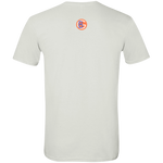 Royal Blue Kat White T-Shirt with Medallion on Back
