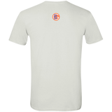 Royal Blue Kat White T-Shirt with Medallion on Back