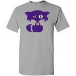 Youth Purple and Gold Fly Kat T-Shirts in Multi-color with Medallion on Back