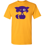 Youth Purple and Gold Fly Kat T-Shirts in Multi-color with Medallion on Back