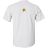 Purple Kat on Sport Grey T-Shirt with Medallion on Back