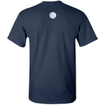 Youth Carolina Blue Fly Kat T-Shirts in Multi-color with Medallion on Back