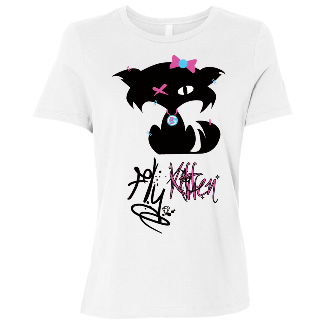 ★CPGN STUDIO★KITTEN FLY EMBROIDERED SHORT SLEEVE T-SHIRT Fly Kitten –
