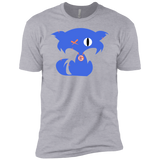 Royal Blue Kat Stop Bullying on Heather Gray T-Shirt