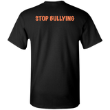 Youth Royal Blue and Orange Fly Kat Stop Bullying Short Sleeve T-Shirts