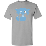 Youth Carolina Blue Fly Kat T-Shirts in Multi-color with Medallion on Back